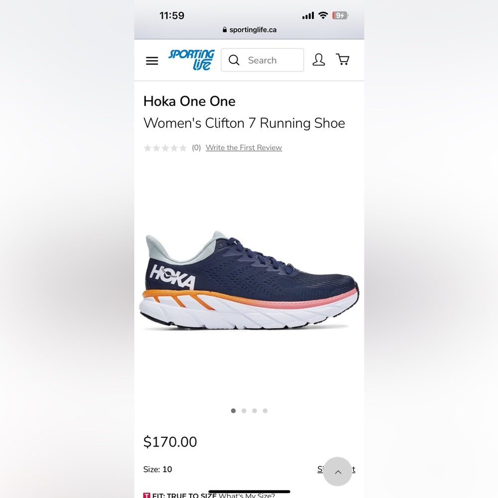 Hoka One One
Women's Clifton 7 Running Shoe